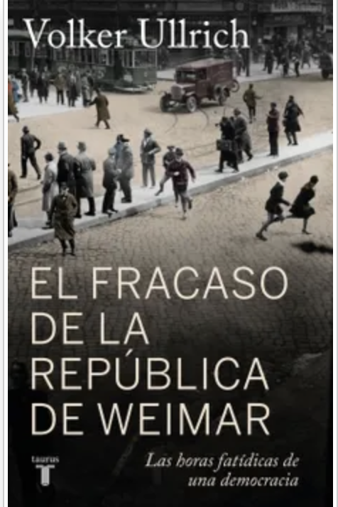 Portada de El fracaso de la república de Weimar